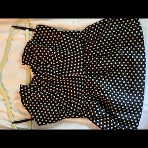 Polka dot tube top